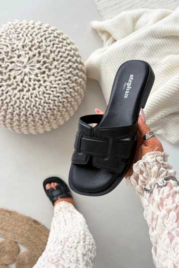 Women's Flats on Low Heel Black Lorania