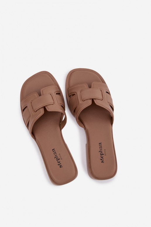 Women's Flat Sandals Dark Beige Lorania