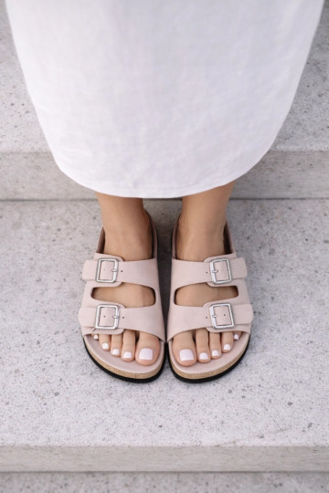 Women's Light Pink Oliena Slides 2