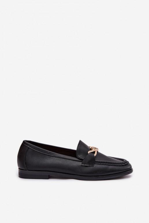 Women's Loafers With Decorative Detail Black Rosynne