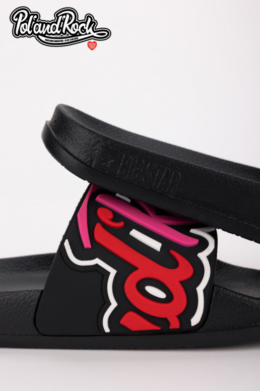 Flip flops Pol'and'Rock Festival X Big Star SS174508 Black