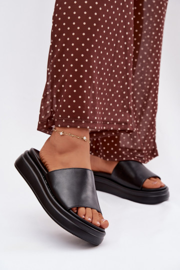 Women's Platform Sandals Black Tanelisse