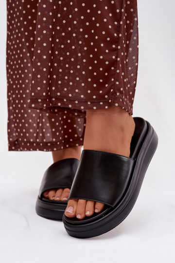 Women's Platform Sandals Black Tanelisse 2