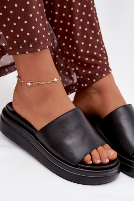 Women's Platform Sandals Black Tanelisse