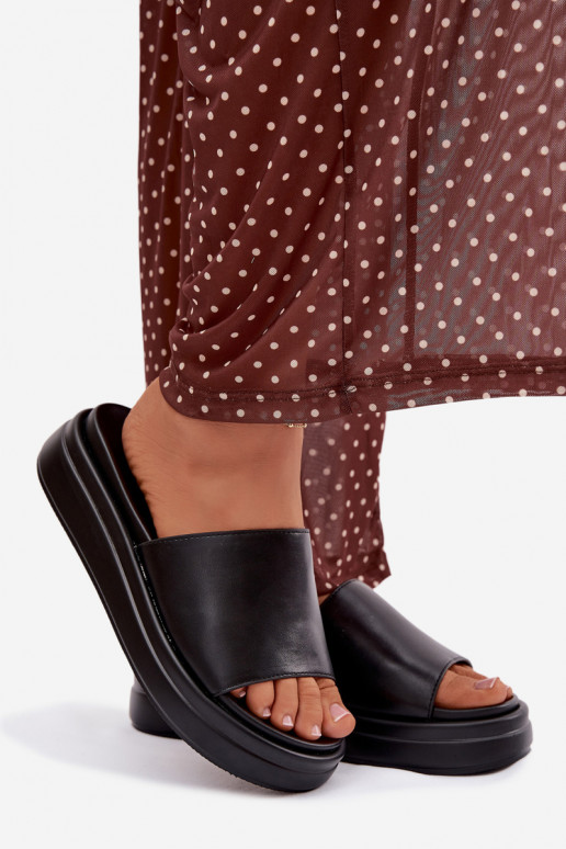 Women's Platform Sandals Black Tanelisse