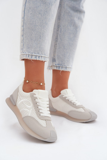 Women's White and Gray Sports Sneakers Tarlisse 2