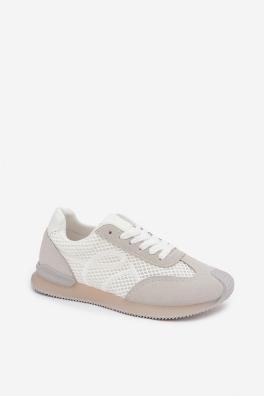 Women's White and Gray Sports Sneakers Tarlisse