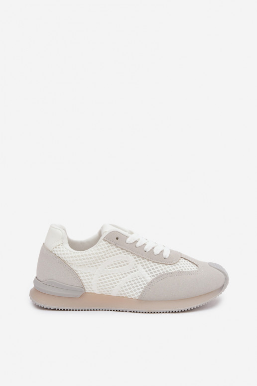Women's White and Gray Sports Sneakers Tarlisse