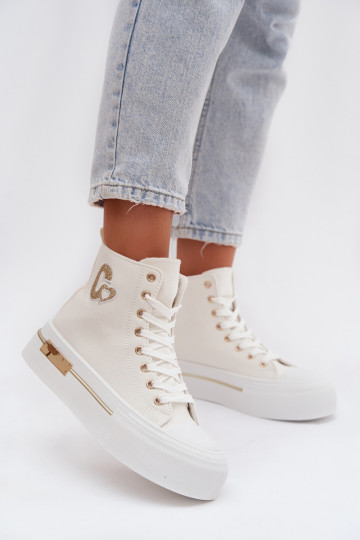 Women's Platform Sneakers White Meloria 2