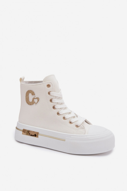 Women's Platform Sneakers White Meloria