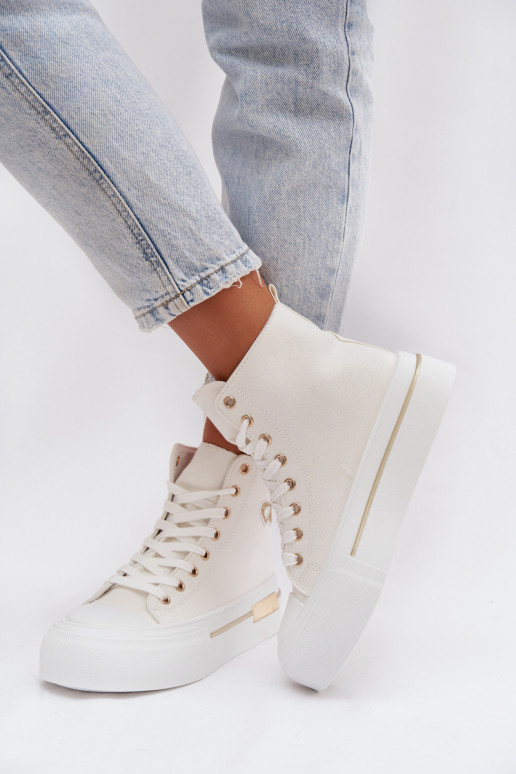 Women's Platform Sneakers White Meloria