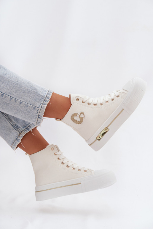 Women's Platform Sneakers White Meloria