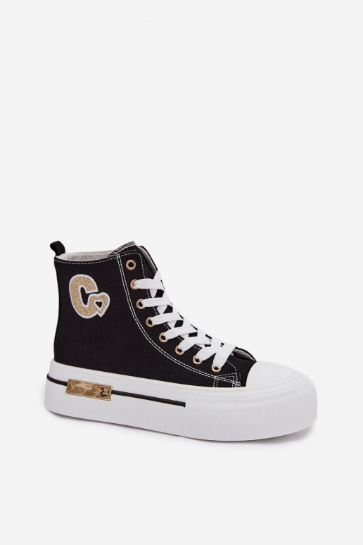 Women s Platform Sneakers Black Meloria