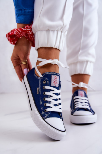 Women's Classic Sneakers Cross Jeans JJ2R4012C Navy blue 2