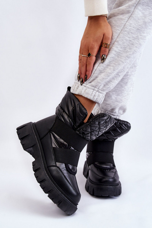 Women's Boots with Insulation Black Feritos