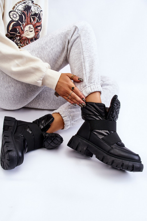 Women's Boots with Insulation Black Feritos