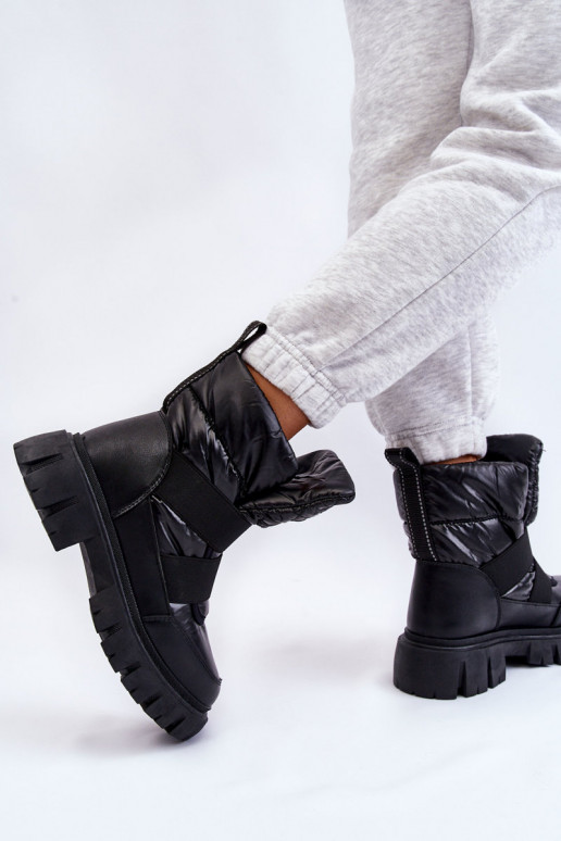 Women's Boots with Insulation Black Feritos