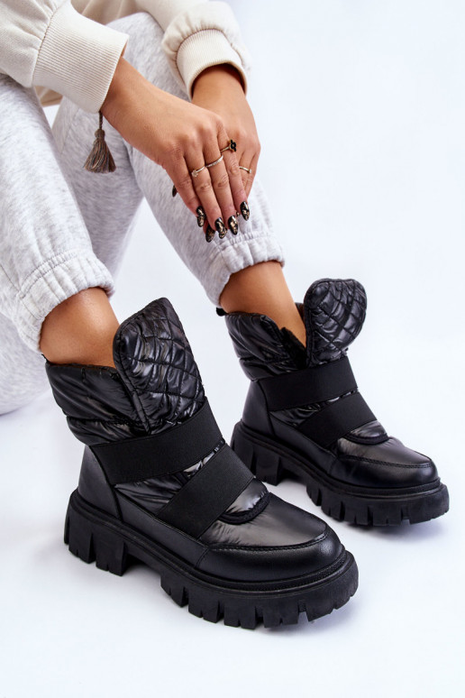 Women's Boots with Insulation Black Feritos