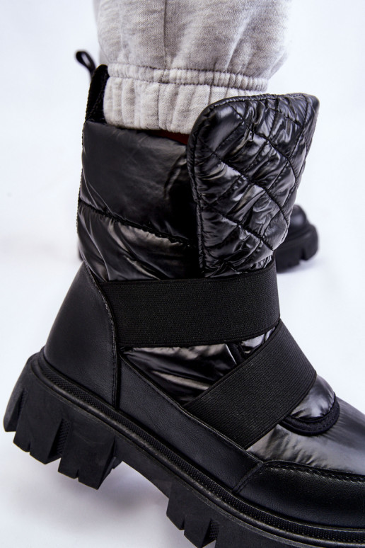 Women's Boots with Insulation Black Feritos