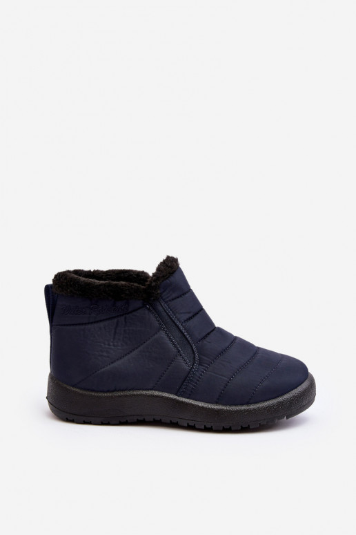 Lined Low Women's Snow Boots Navy Enmore