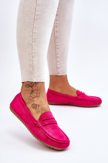 Women's Classic Suede Loafers fuchsia Ivana 2