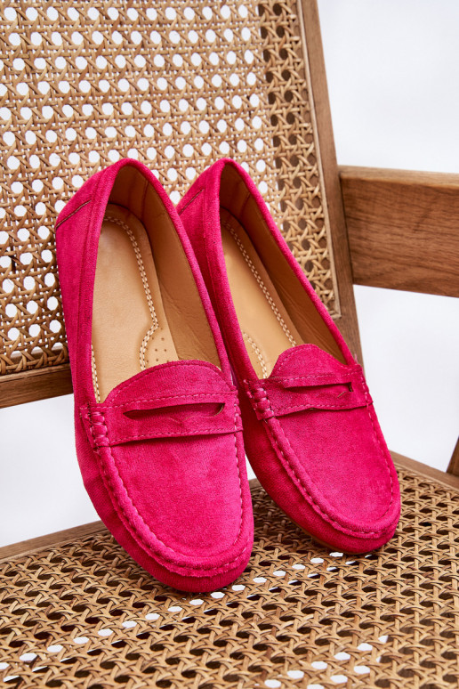 Women's Classic Suede Loafers fuchsia Ivana