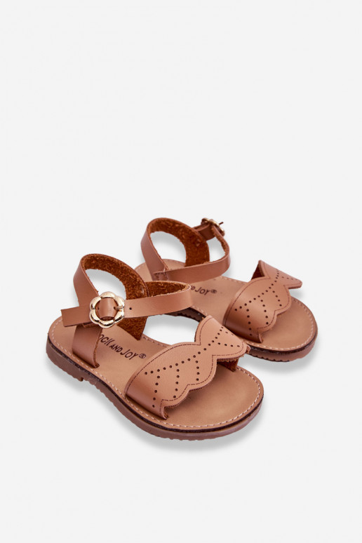 Classic Children's Sandals Brown Izzy