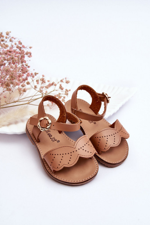Classic Children's Sandals Brown Izzy