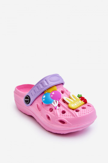 Children's Foam Lightweight Crocs Sandals Pink Sweets