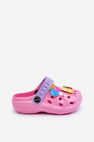 Children's Foam Lightweight Crocs Sandals Pink Sweets 2