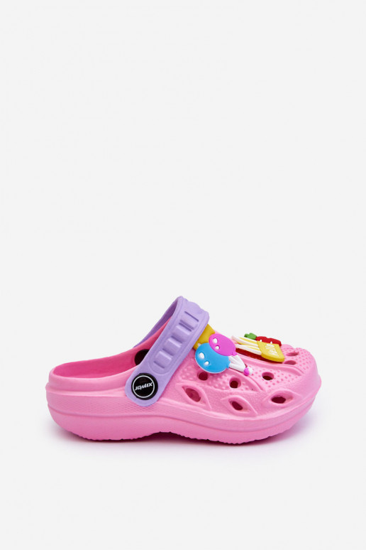 Children's Foam Lightweight Crocs Sandals Pink Sweets