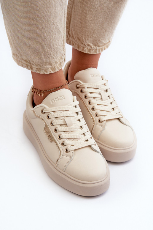 Women's Sneakers Big Star NN274334 Memory Foam System Beige