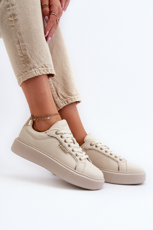 Women's Sneakers Big Star NN274334 Memory Foam System Beige