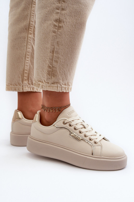 Women's Sneakers Big Star NN274334 Memory Foam System Beige