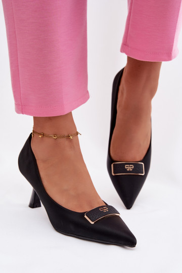 Fessira Heeled Shoes with Decorative Detail