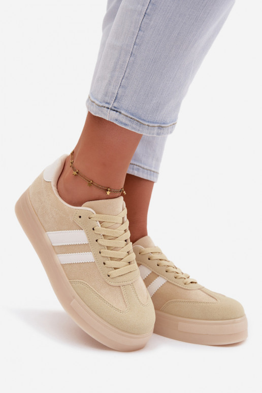 Women's Platform Sneakers Yellow Giselia