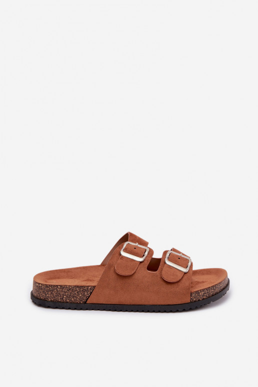 Klapki DamskiewithKlamrami Camel Oliena