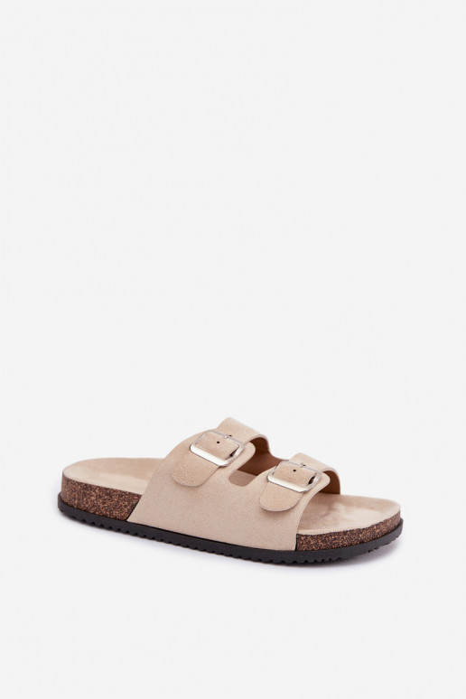 Women's Light Beige Slides Oliena