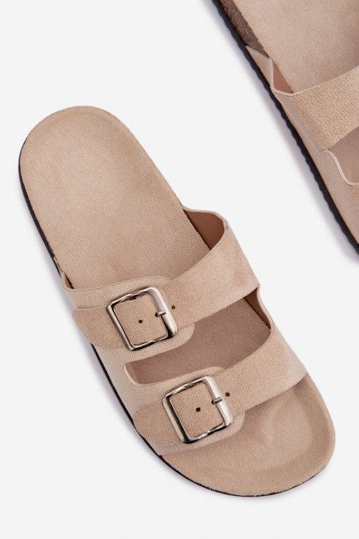 Women's Light Beige Slides Oliena