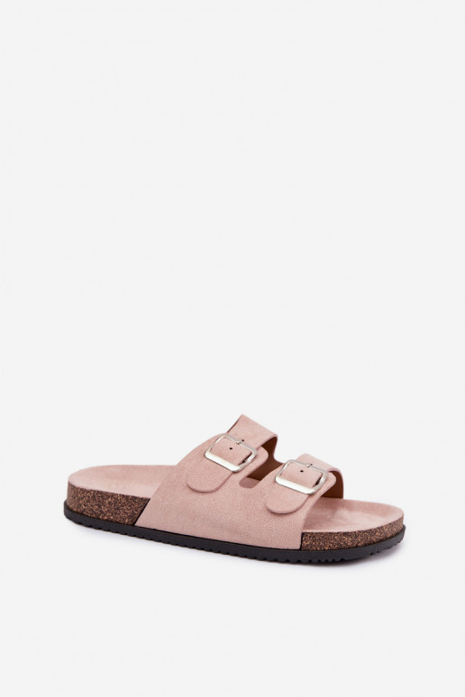 Women's Light Pink Oliena Slides