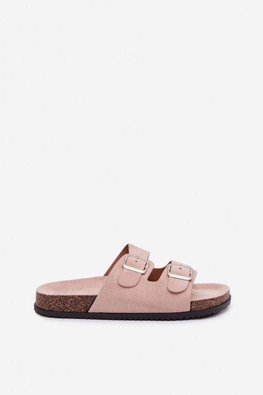 Women's Light Pink Oliena Slides