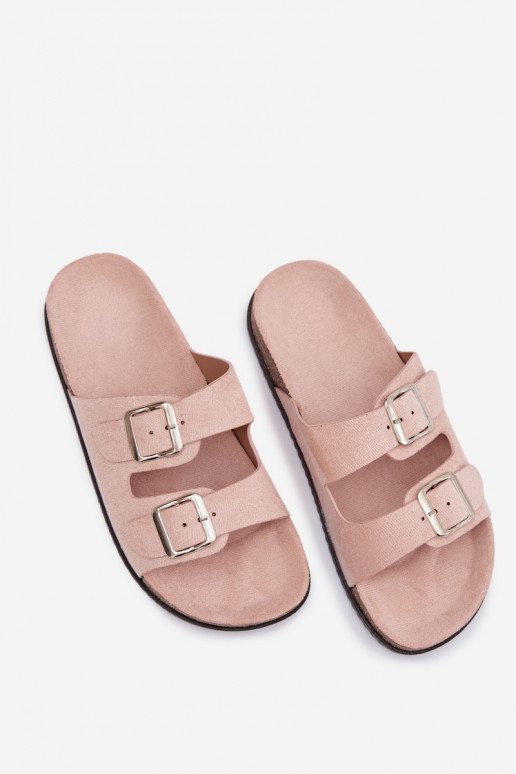 Women's Light Pink Oliena Slides