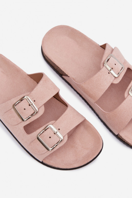 Women's Light Pink Oliena Slides