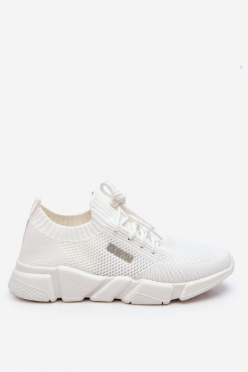 Damskie Lekkie Sneakersy Memory Foam System Big Star JJ274268 Białe 2