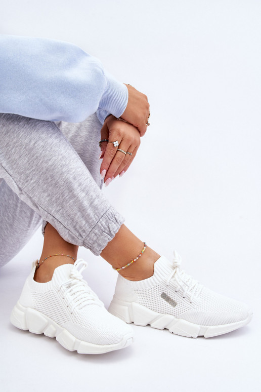 Women's Light Sneakers Memory Foam System Big Star JJ274268 White