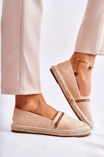 Classic Women's Slip-On Espadrilles Beige Cersei