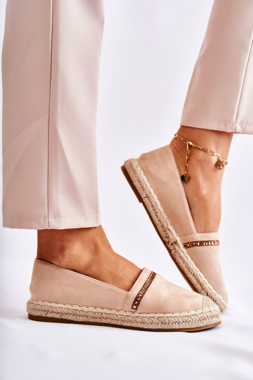 Classic Women's Slip-On Espadrilles Beige Cersei