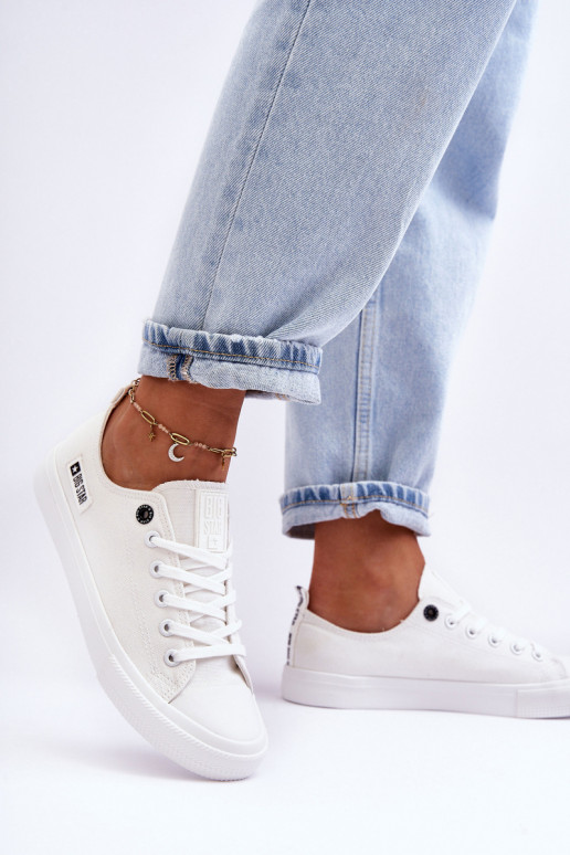 Women's Low Material Sneakers Big Star KK274008 White