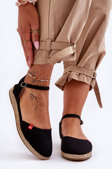 Women's Platform Espadrilles Big Star FF274526 Black 2