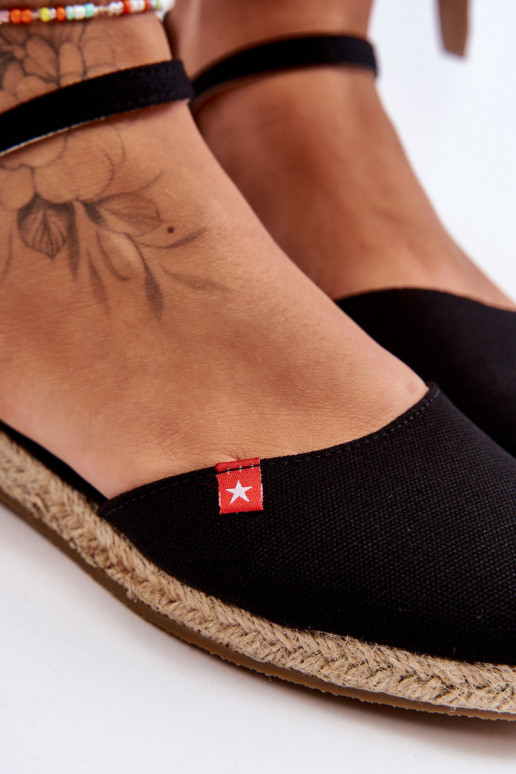 Women's Platform Espadrilles Big Star FF274526 Black